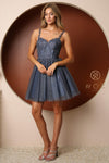 Prom Short Homecoming Cocktail Dress T744 - The Dress Outlet