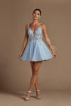 Prom Short Homecoming Glitter Dress - The Dress Outlet