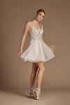 Prom Short Homecoming Glitter Dress - The Dress Outlet