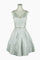 Prom Short Sleeveless Metallic Glitter Dress - The Dress Outlet