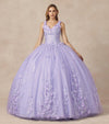 Quinceanera Long Ball Gown Sweet 16 Dress - The Dress Outlet