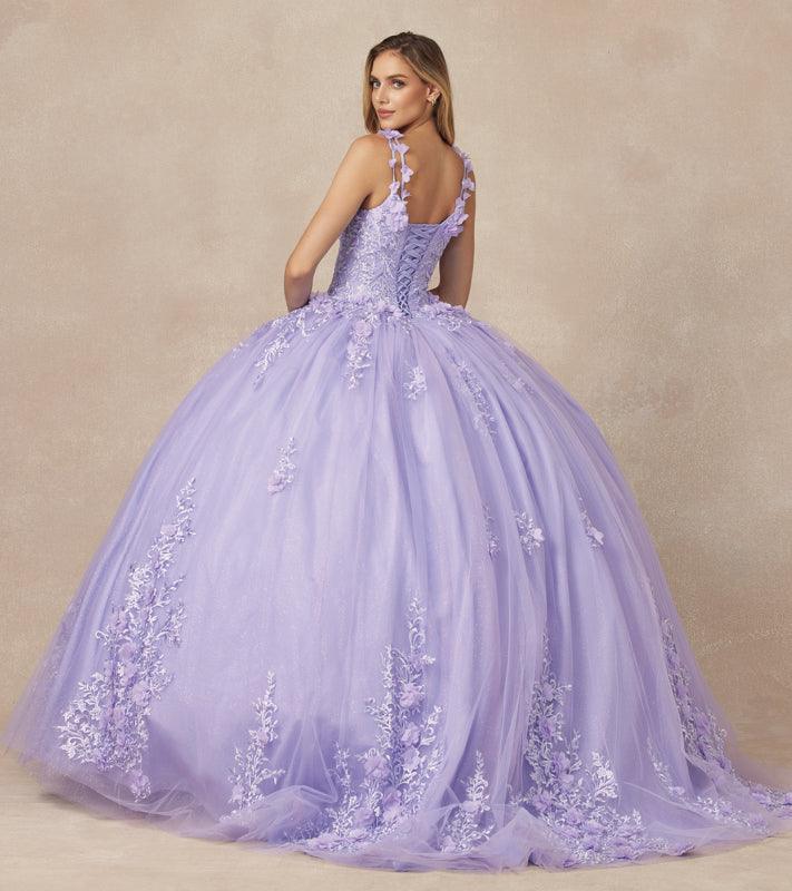 Quinceanera Long Ball Gown Sweet 16 Dress - The Dress Outlet