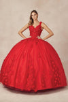 Quinceanera Long Ball Gown Sweet 16 Dress - The Dress Outlet