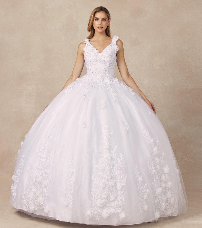 Quinceanera Long Ball Gown Sweet 16 Dress - The Dress Outlet