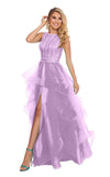 Rachel Allan High Long Formal Prom Dress 6512 - The Dress Outlet