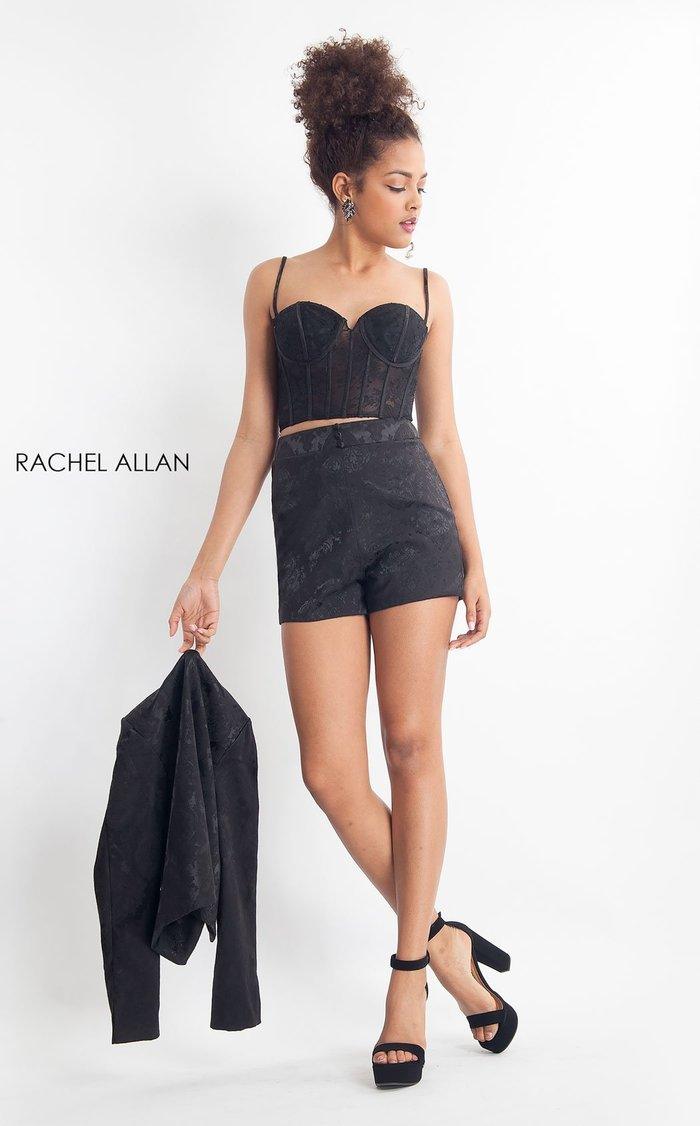 Rachel Allan Homecoming Short Romper Jacket 4596 - The Dress Outlet