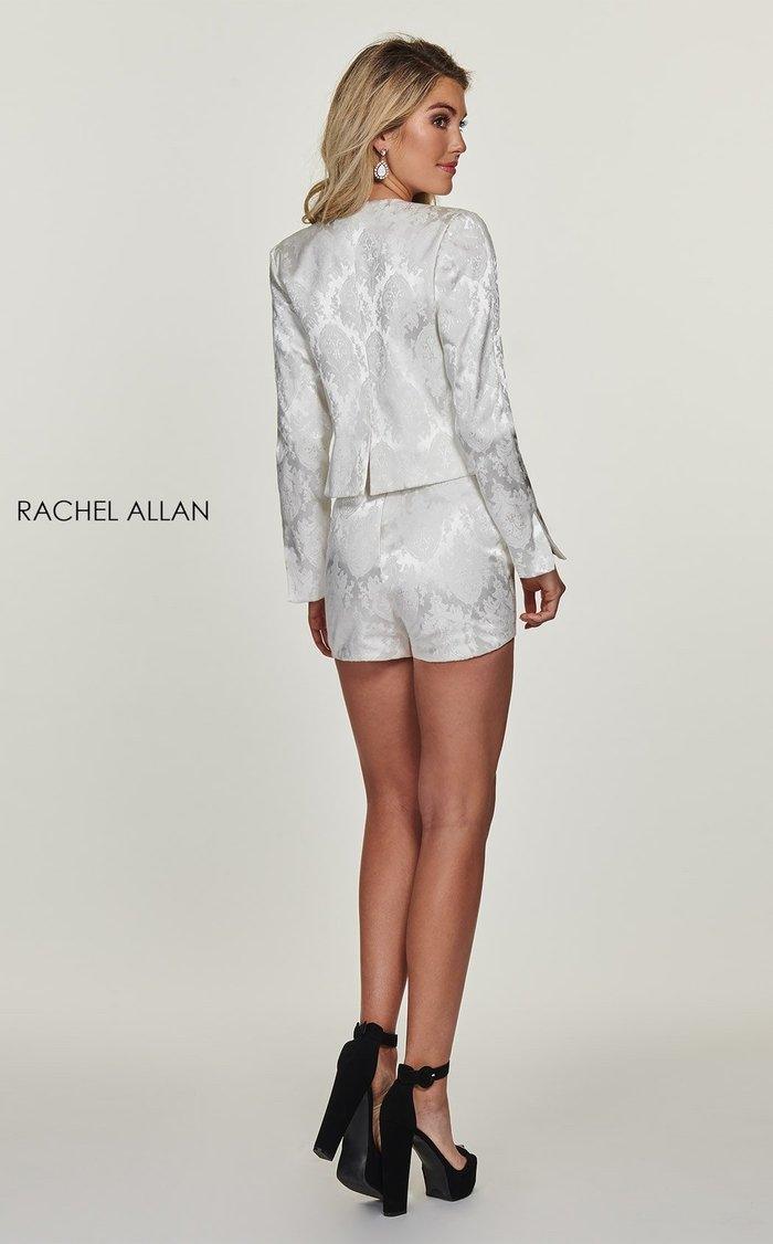 Rachel Allan Homecoming Short Romper Jacket 4596 - The Dress Outlet