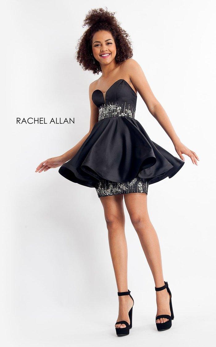 Rachel Allan Homecoming Short Strapless Dress 4696 - The Dress Outlet