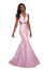 Rachel Allan Long Halter Mermaid Prom Dress 6413 - The Dress Outlet