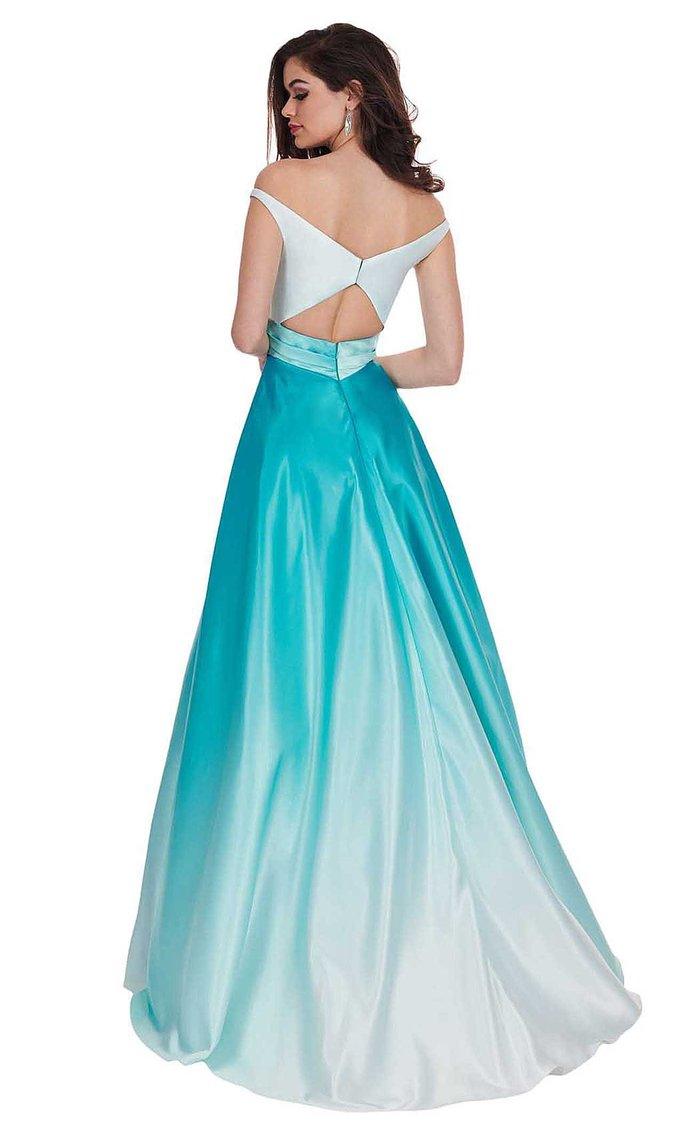 Rachel Allan Long Off Shoulder Prom Dress 6552 - The Dress Outlet