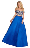 Rachel Allan Long Two Piece Prom Ball Gown 6534 - The Dress Outlet