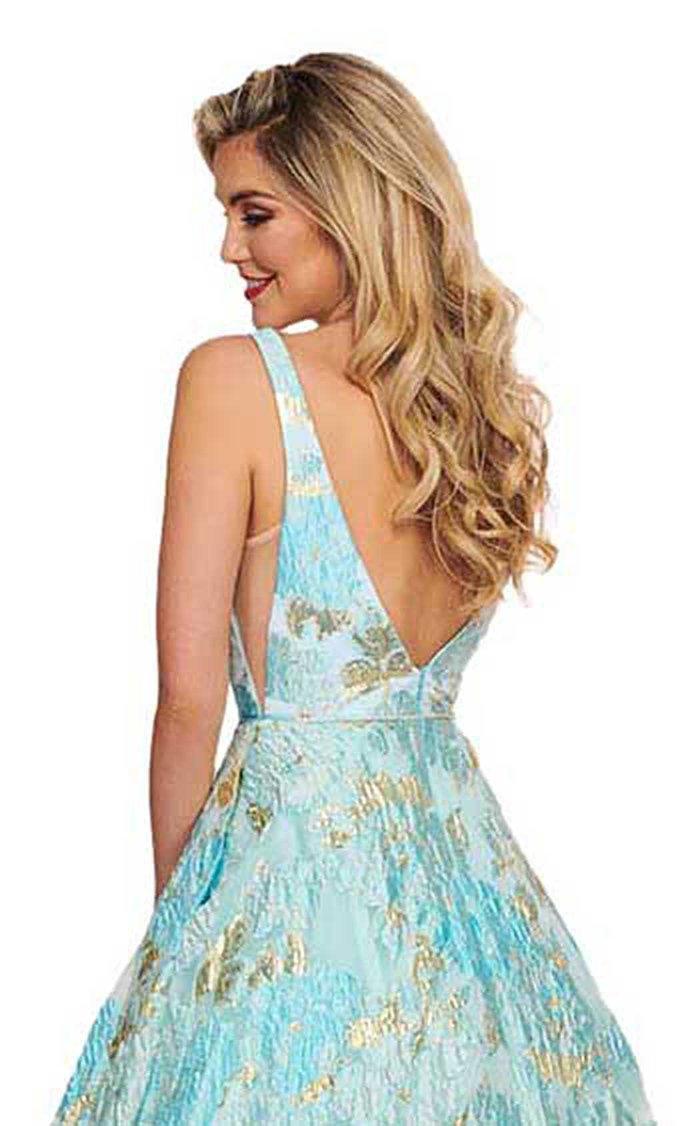 Rachel Allan Prom Long Brocade Ball Gown 6564 - The Dress Outlet