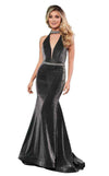 Rachel Allan Prom Long Halter Mermaid Dress 6436 - The Dress Outlet