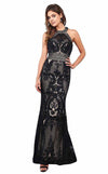 Rachel Allan Prom Long Halter Mermaid Dress 6462 - The Dress Outlet