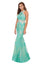 Rachel Allan Prom Long Halter Mermaid Dress 6462 - The Dress Outlet