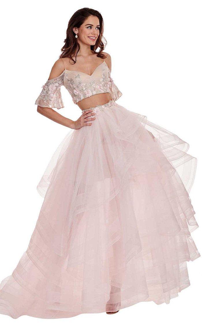 Rachel Allan Prom Long Off Shoulder Ball Gown 6476 - The Dress Outlet