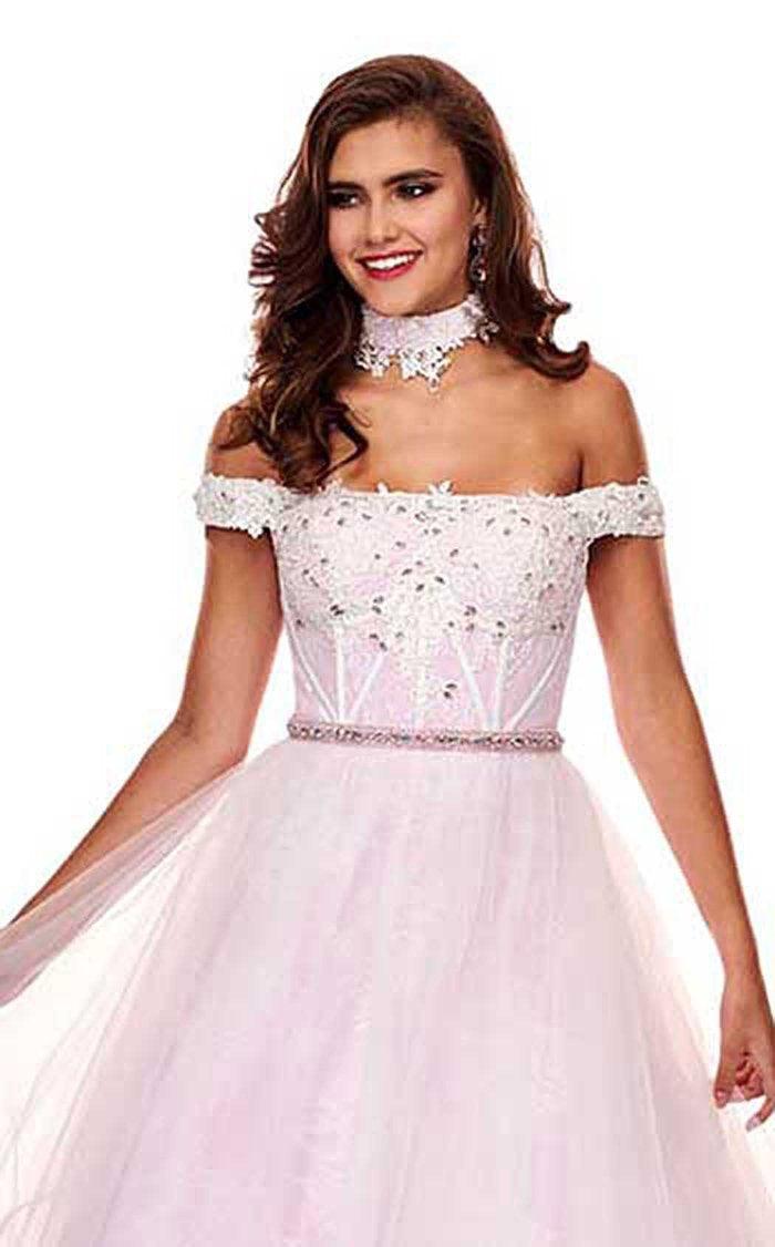 Rachel Allan Prom Long Off Shoulder Ball Gown 6516 - The Dress Outlet