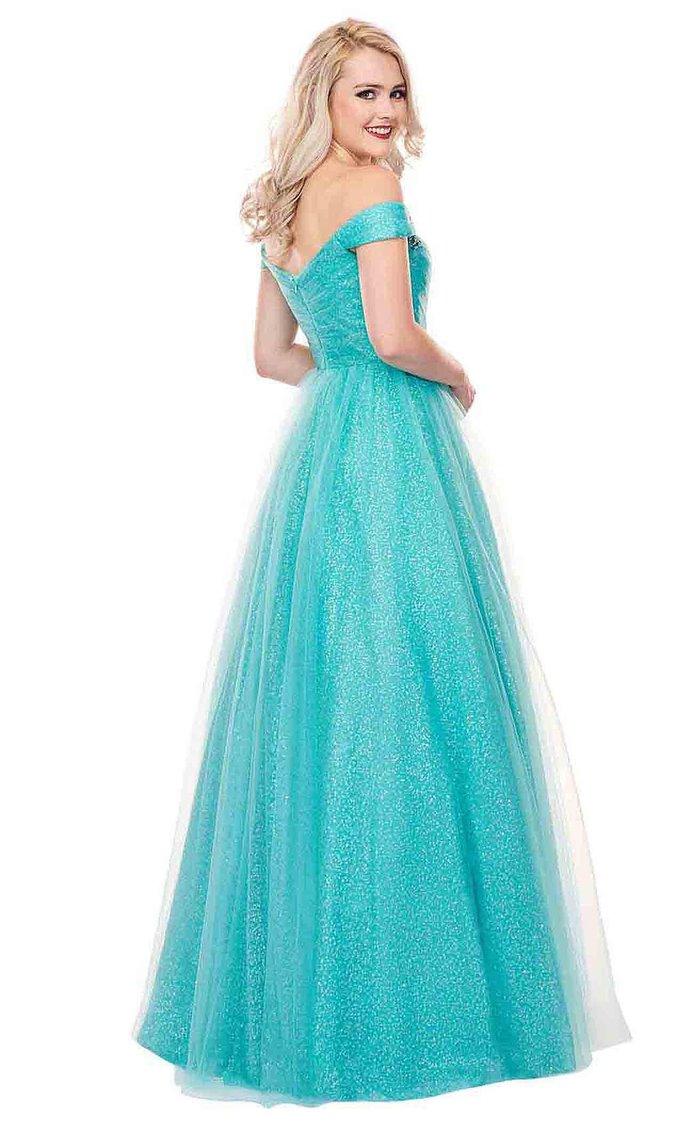 Rachel Allan Prom Long Off Shoulder Ball Gown 6530 - The Dress Outlet