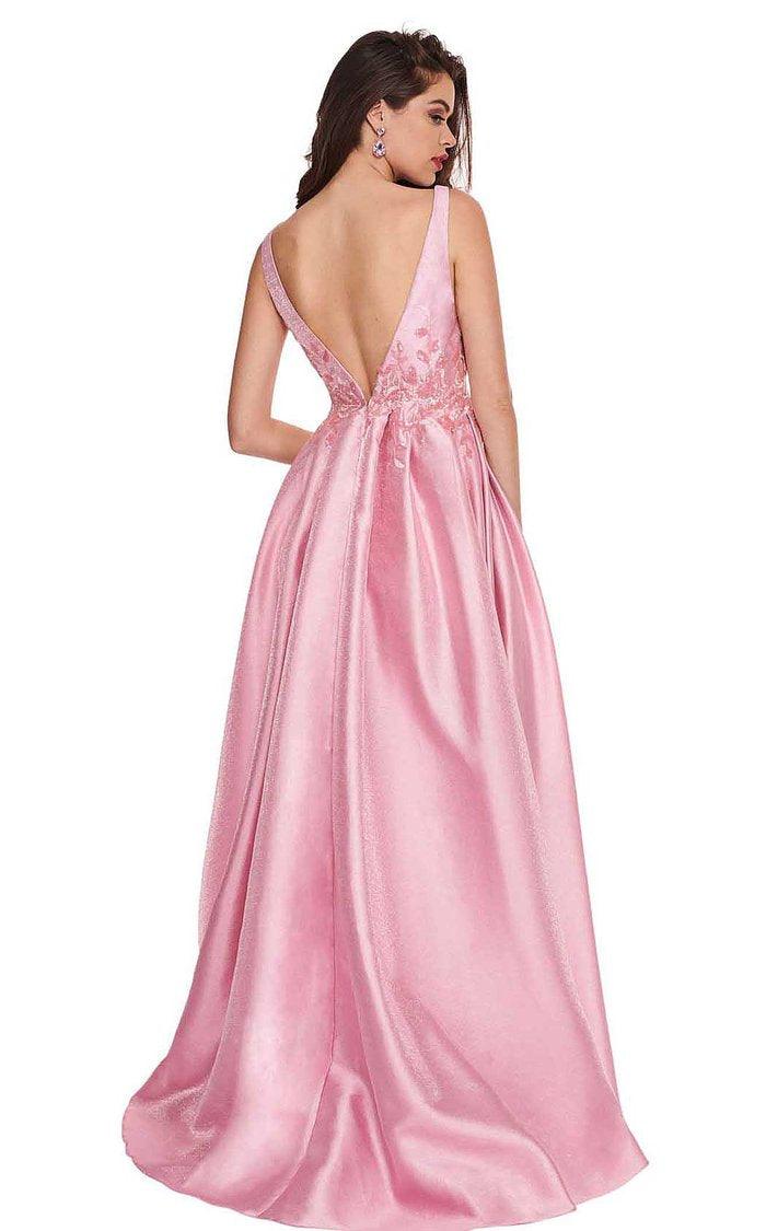 Rachel Allan Prom Long Sleeveless Formal Dress 6611 - The Dress Outlet