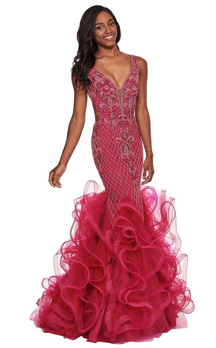 Rachel Allan Prom Long Sleeveless Mermaid Gown 6420 - The Dress Outlet