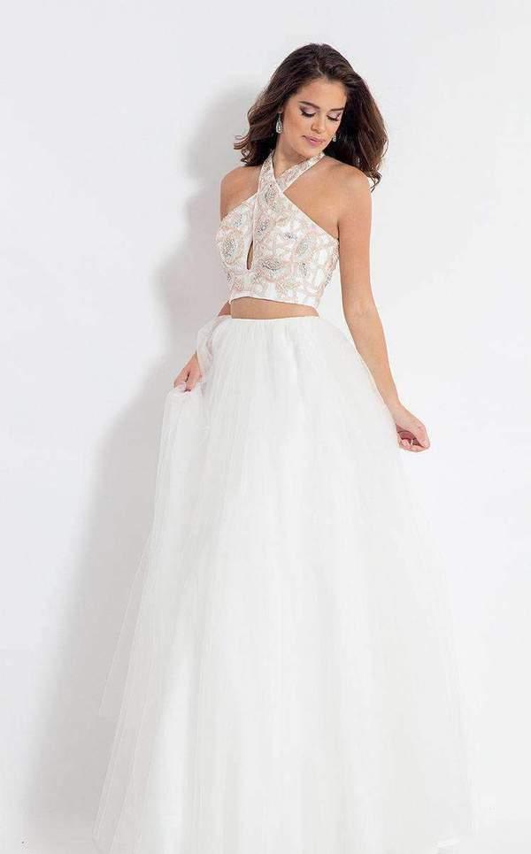 Rachel Allan Prom Long Two Piece Ball Gown 6155 - The Dress Outlet