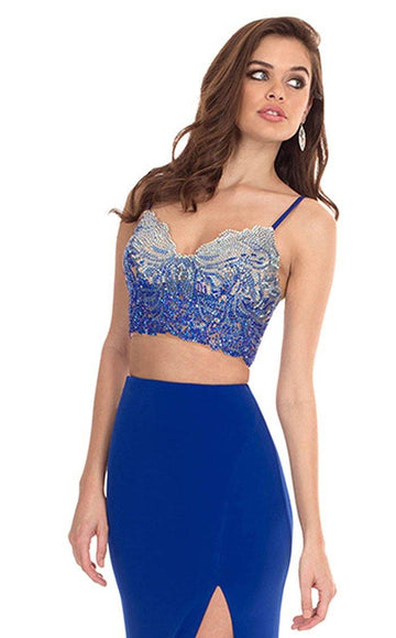 Royal Blue Corset Top and Skirt Let's Dance -  Canada