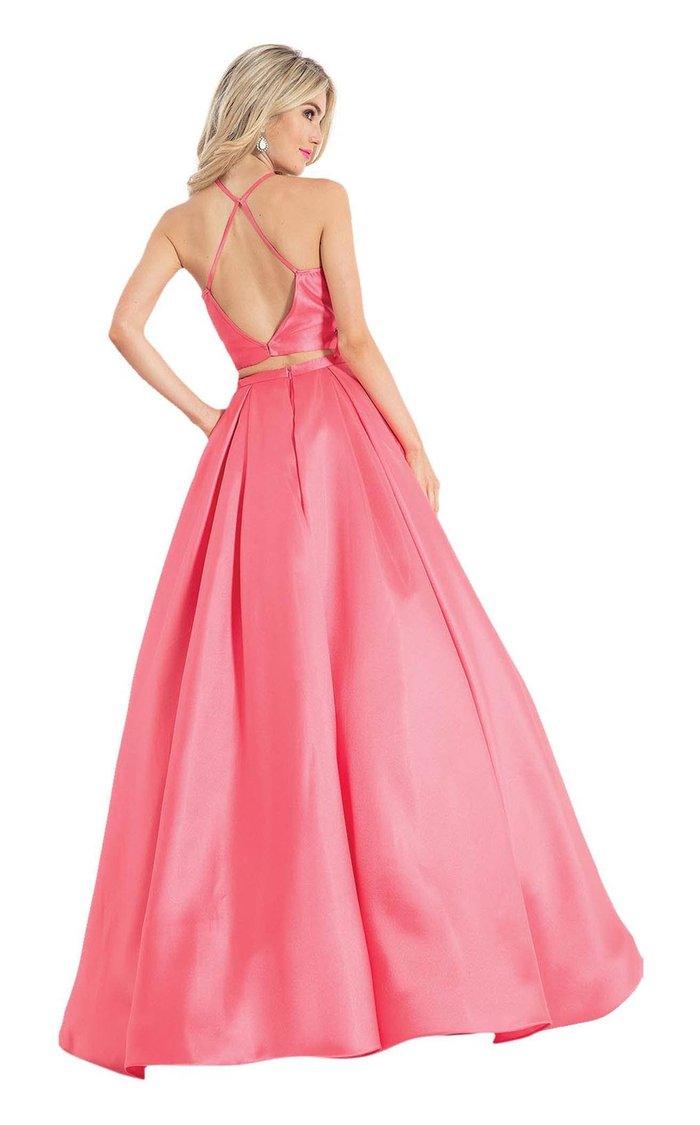 Rachel Allan Prom Two Piece Long ball Gown 6040 - The Dress Outlet