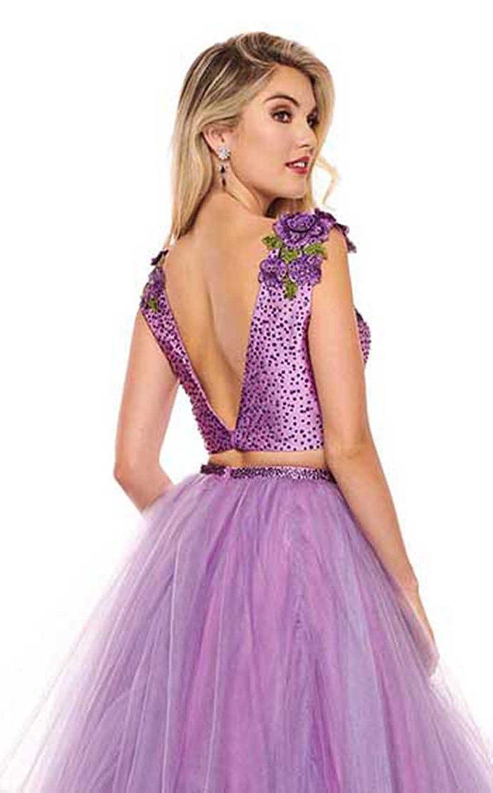 Rachel Allan Prom Two Piece Long Ball Gown 6412 - The Dress Outlet