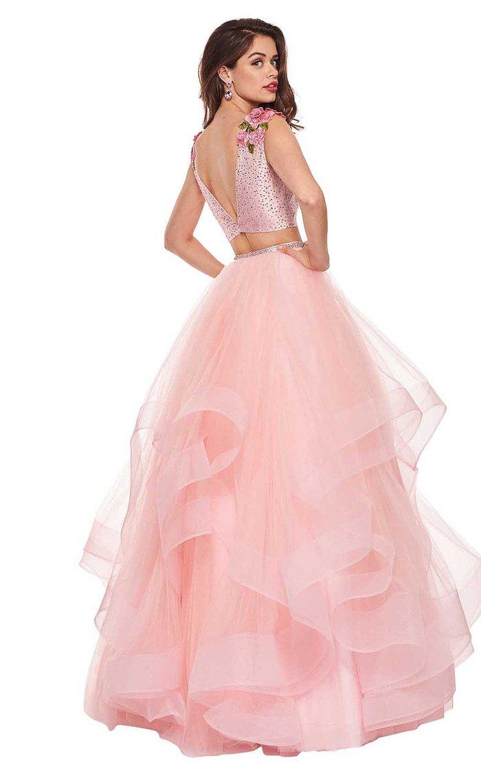 Rachel Allan Prom Two Piece Long Ball Gown 6412 - The Dress Outlet