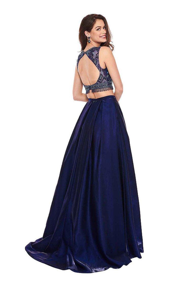 Rachel Allan Prom Two Piece Long Ball Gown 6632 - The Dress Outlet