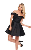 Rachel Allan Short Off Shoulder Cocktail Dress L1229 - The Dress Outlet