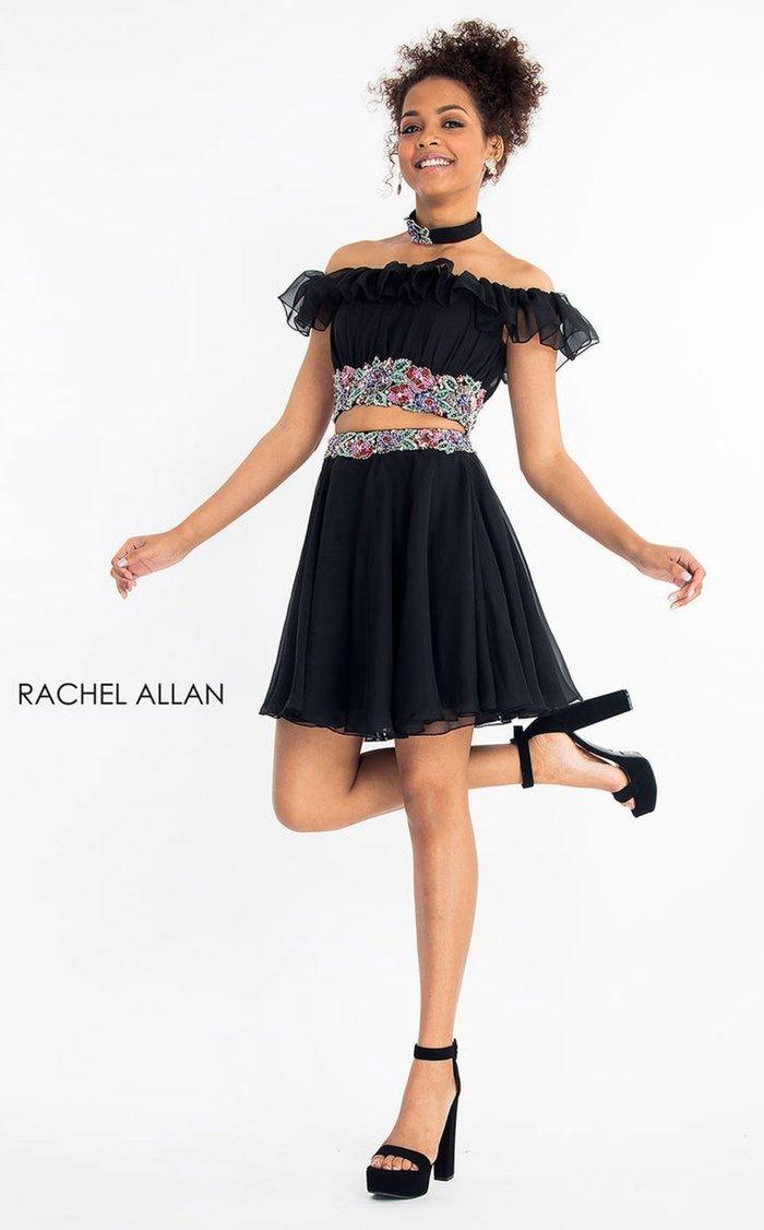 Rachel Allan Short Two Piece Homecoming Dress 4639 - The Dress Outlet