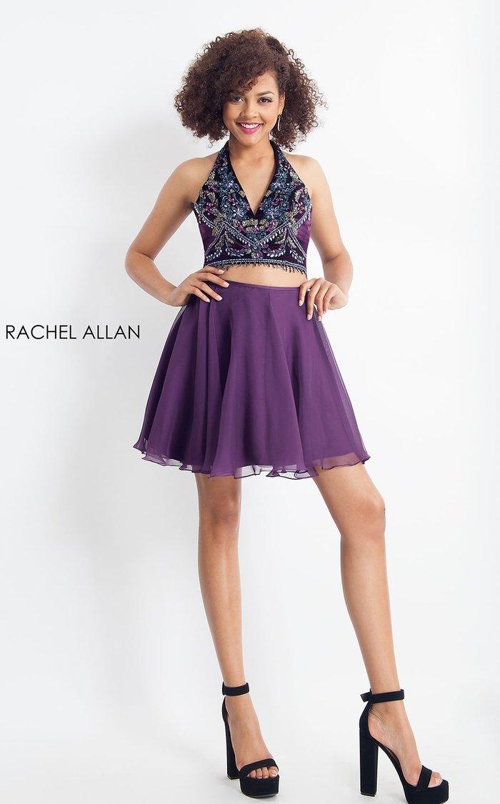 Rachel Allan Short Two Piece Homecoming Dress 4656 - The Dress Outlet