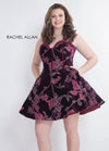 Rachel Allan Strapless Curve Short Dress - The Dress Outlet