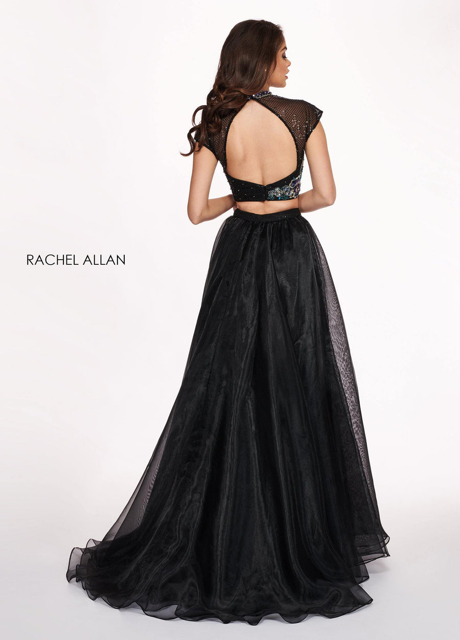 Rachel Allan Two Piece Long Prom Dress - The Dress Outlet