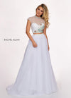 Rachel Allan Two Piece Long Prom Dress - The Dress Outlet