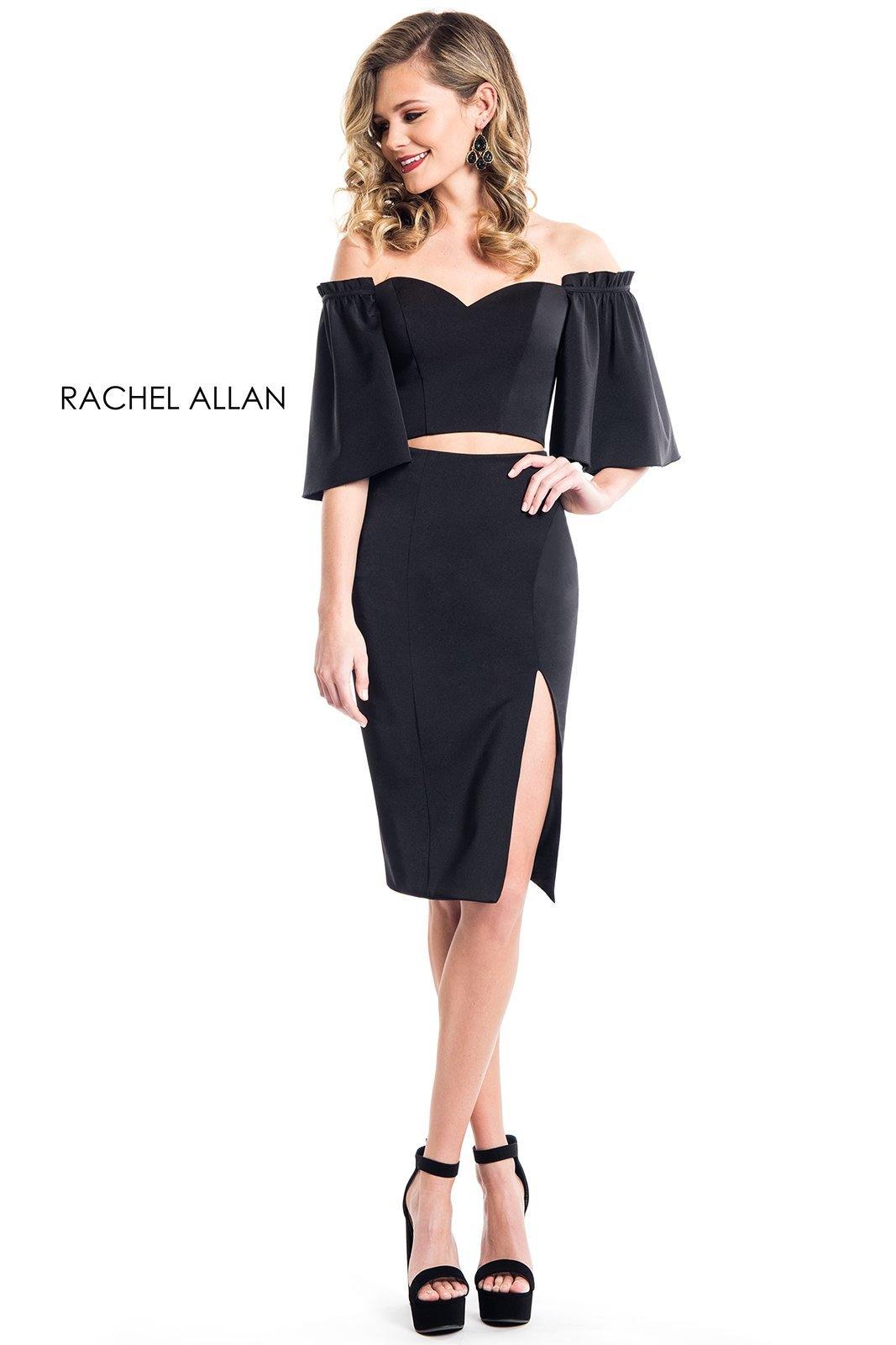 Rachel Allan Two Piece Short Dress Cocktail - The Dress Outlet