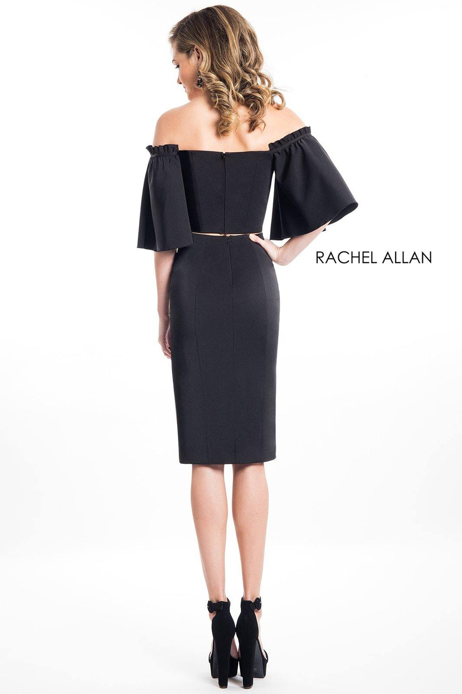 Rachel Allan Two Piece Short Dress Cocktail - The Dress Outlet