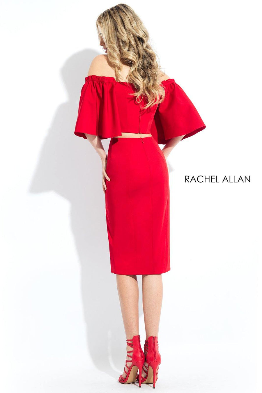 Rachel Allan Two Piece Short Dress Cocktail - The Dress Outlet