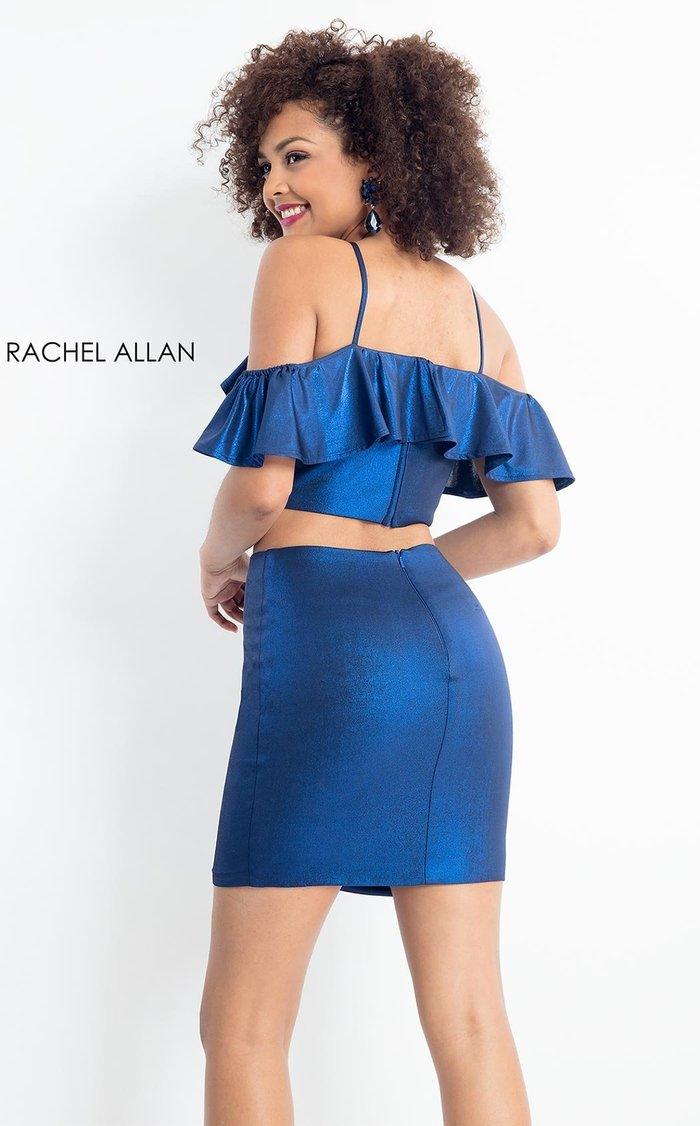 Rachel Allan Two Piece Short Homecoming Dress 4627 - The Dress Outlet