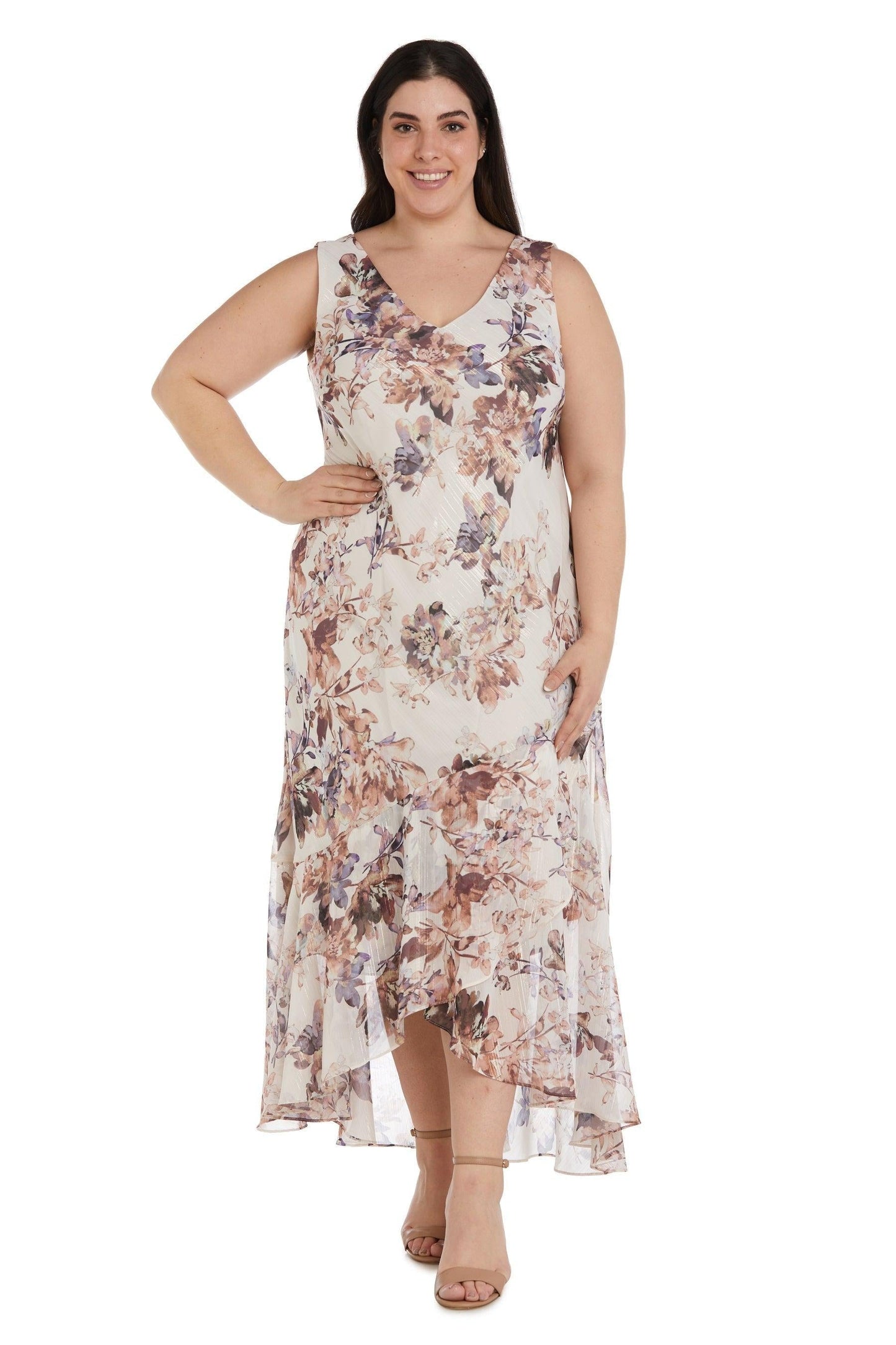 R&M Richards 2 Piece High Low Plus Size Dress Sale - The Dress Outlet