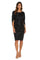 R&M Richards Draped Sleeve Short Dress Sale - The Dress Outlet