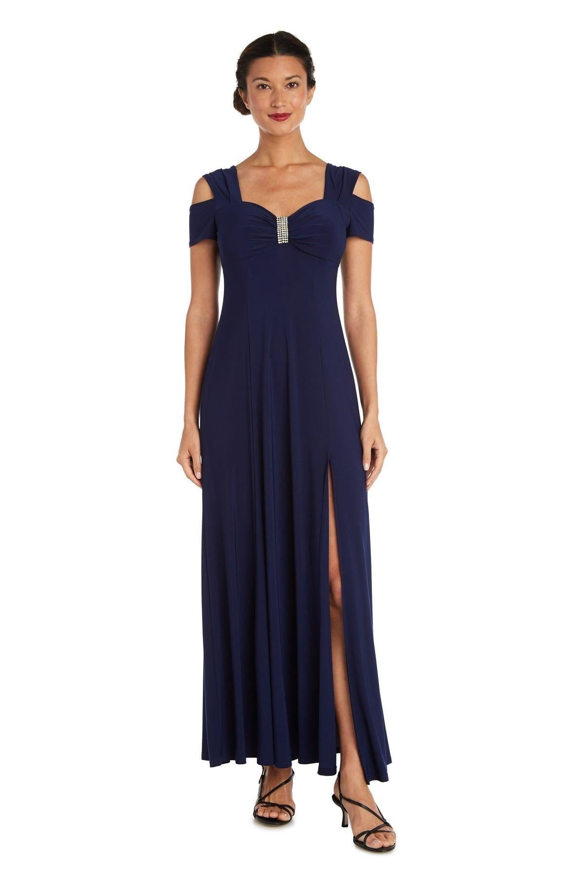 R&M Richards Evening Long Formal Dress 1367 - The Dress Outlet