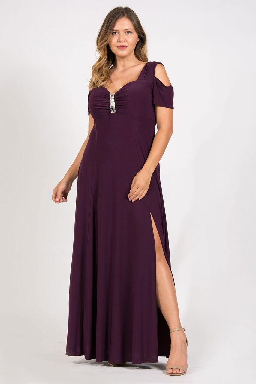 R&M Richards Evening Long Formal Dress - The Dress Outlet R&M Richards