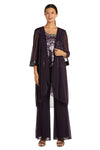 R&M Richards Formal Beaded Duster Pant Suit 7676 - The Dress Outlet