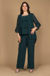 Pant Suits Formal Pantsuit Dark Green