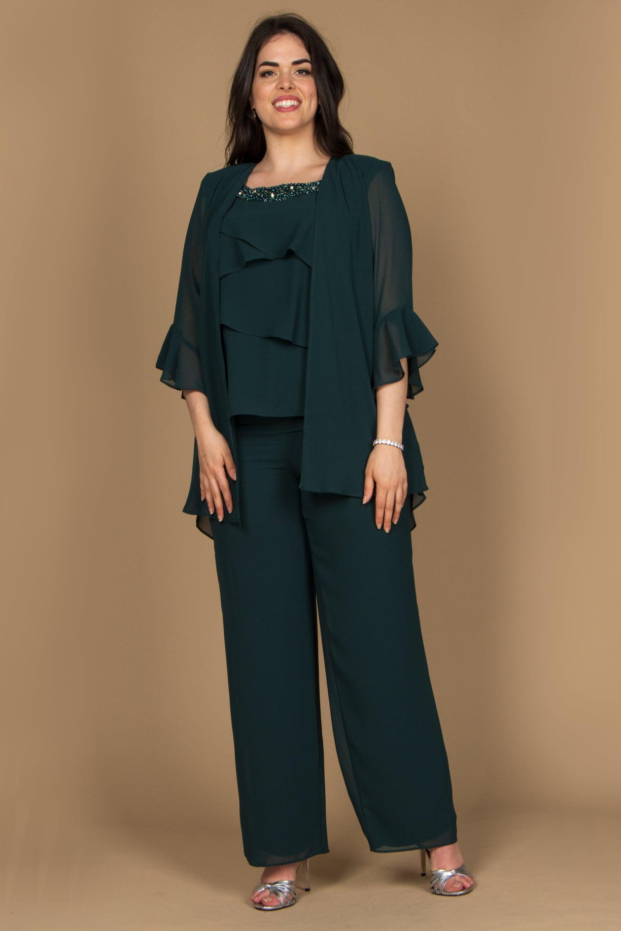 Dark Green R&M Richards 9042 Formal Pantsuit for $19.99 – The