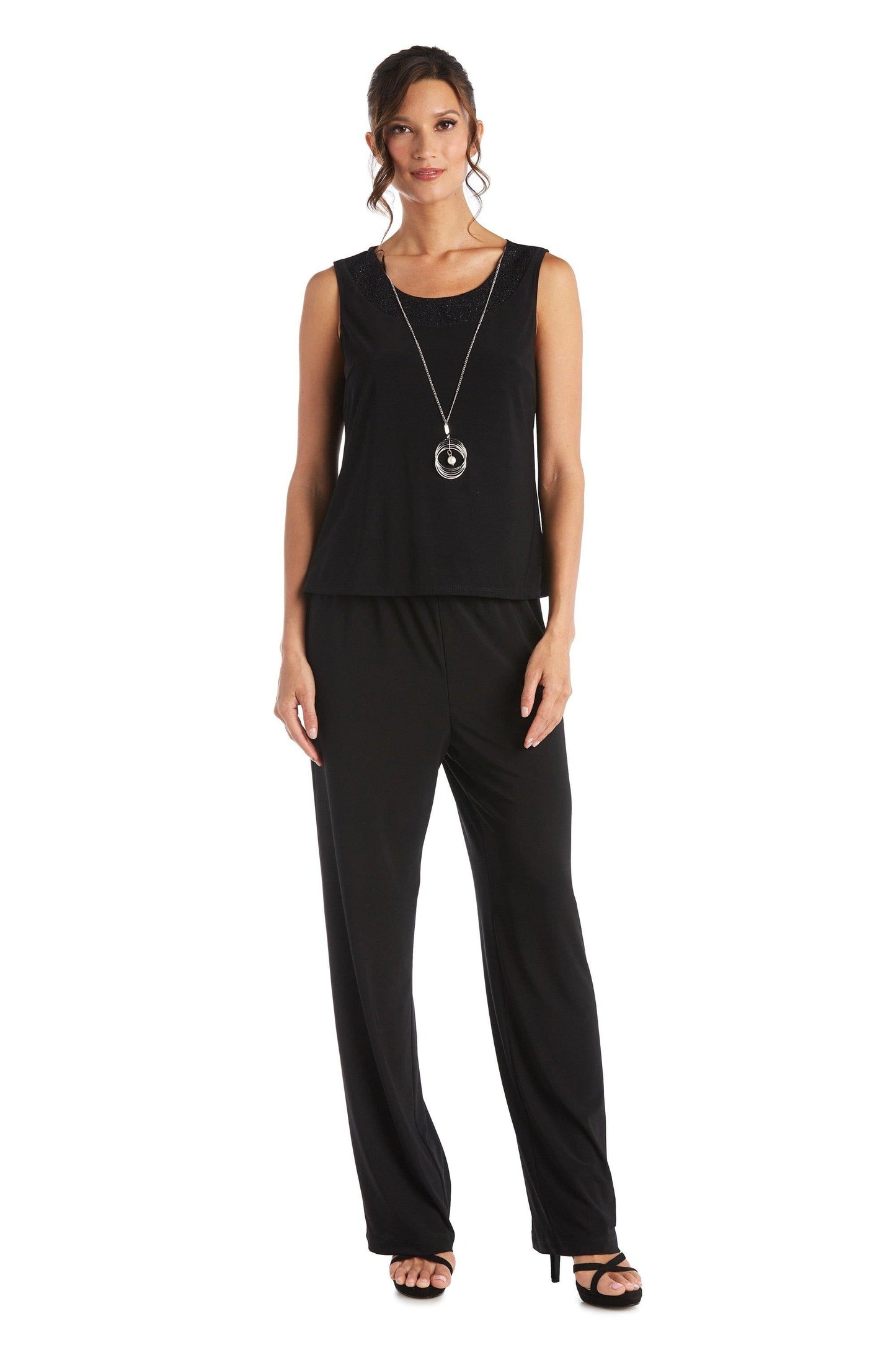 R&M Richards Formal Petite Duster Pant Suit 7241P - The Dress Outlet