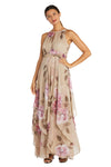 R&M Richards Long Floral Print Dress 7908 - The Dress Outlet