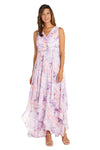 R&M Richards Long Formal Floral Petite Dress 9316P - The Dress Outlet